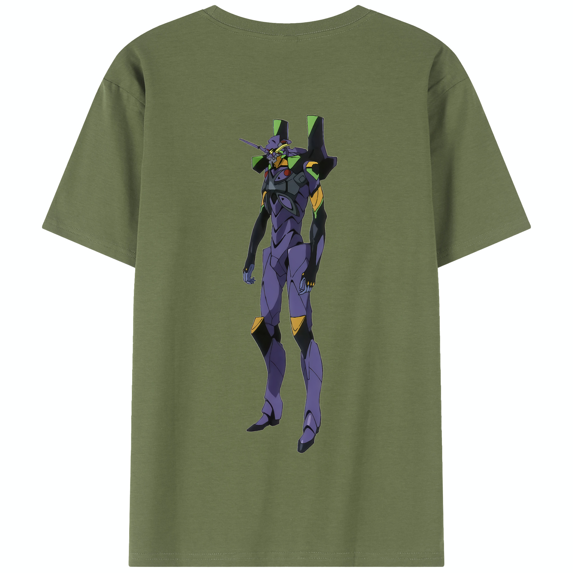 （画像用） EVA 新世紀エヴァンゲリオン 綿100％半袖Tシャツ（背面プリント）